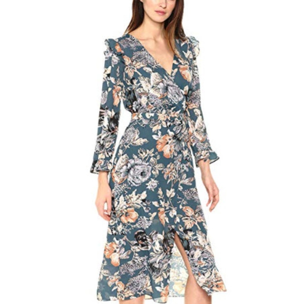 Ali & Jay Je T'aime Midi Floral Dress